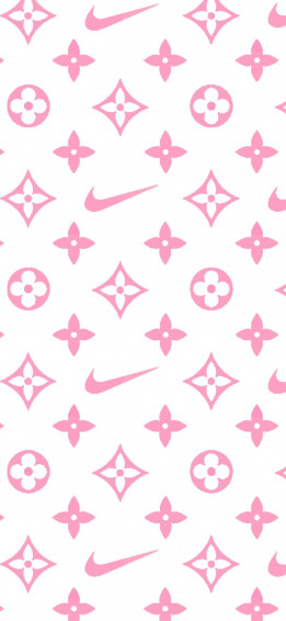 Louis Vuitton Logo Wallpaper Pink
