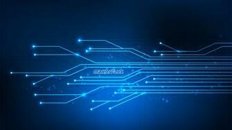 Electronic Background Blue Tre