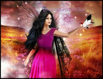 Pink Fairy Wallpaper Desktop Background