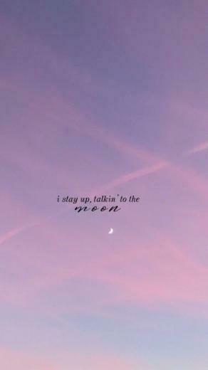 Eu Fico Acordado Conversando A Lua Quotes Wallpaper