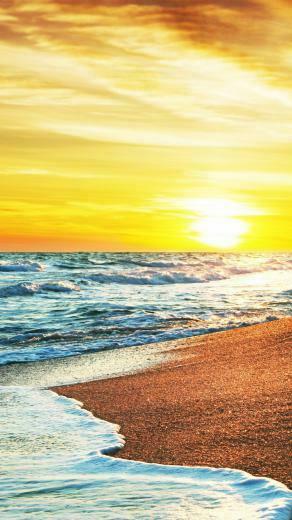 Ocean Sunset iPhone Wallpaper HD