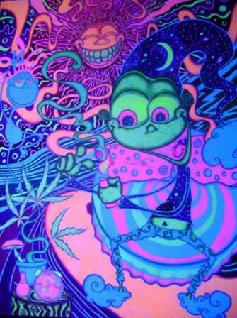 Weed Marijuana Rasta Art Awesome Trippy
