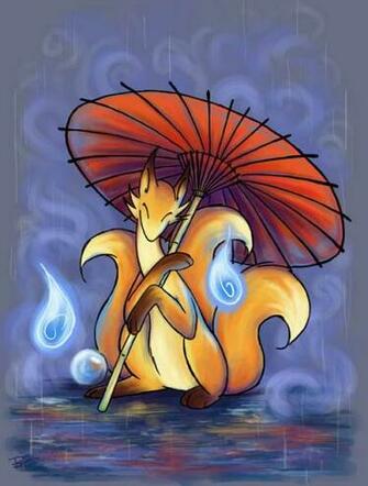 Kitsune Kasa By Spaceturtlestudios