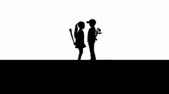 Love Silhouette Wallpaper Couple