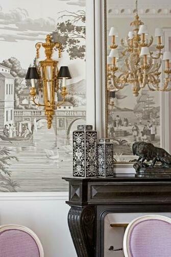 De Gournay Hand Painted Wallpaper Decor