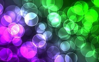 Purple And Green Digital Bokeh By Karl With A C