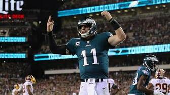 Watch Carson Wentz Stars For Philadelphia Eagles Nfl