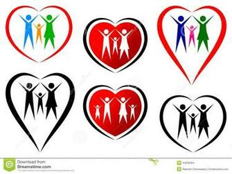 Love My Family Image I Simple Illustration Care