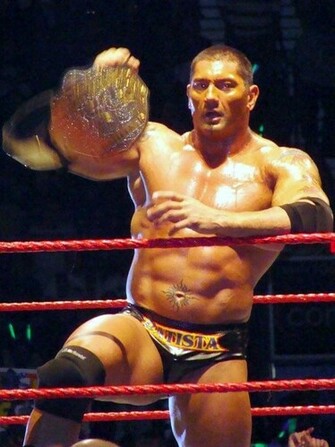 Wwe War World Batista HD Wallpaper Champion
