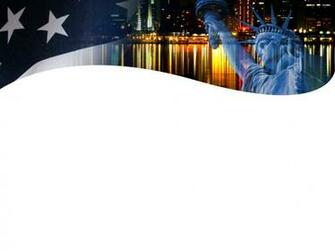 Us Flag Powerpoint Statue Of Liberty Background Wallpaper Jpg