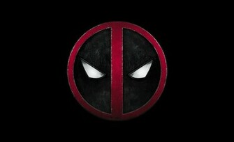 Deadpool Logo Black HD Wallpaper