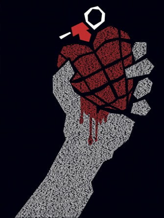 Green Day American Idiot Fan Art Banner Or Sticker X
