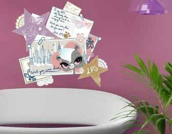 Wall Decal Littlest Pet Shop Pepper Clark Postcards Wallsticker