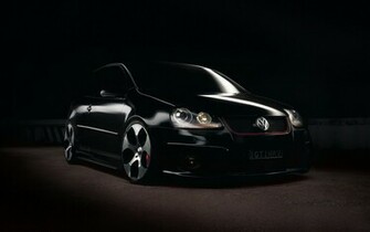 Black And White Cars Volkswagen Gti Wallpaper Background