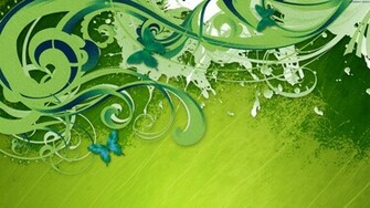 Green Vector HDtv Wallpaper HD