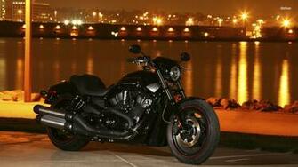 Black Motorcycle Harley Davidson Wallpaper Background