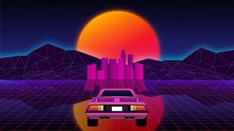 Outrun Sunset On