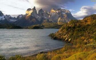 HD Beautiful Mountain Lake Lscape Wallpaper