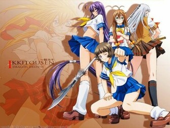 Ikkitousen Dragon Destiny Anime Im Genes Para Fondos De