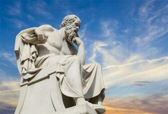 Amazon Ofila The Statue Of Socrates Backdrop Greece