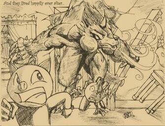 Badass Wolf Wallpaper Big Dinnertime By