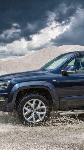 Wallpaper Volkswagen Amarok Double Cab Aventura Pick Up Blue