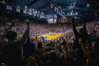 Allen Fieldhouse At University Of Kansas Wallpaper