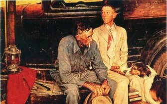 Norman Rockwell Father Wallpaper Vehiclehi HD Hi