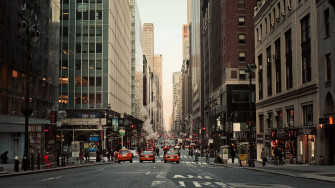 New York Street Wallpaper