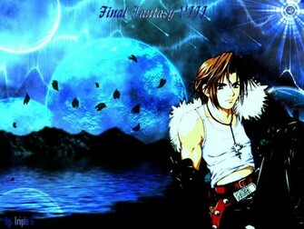 Square Enix Final Fantasy Viii Squall Leonhart Wallpaper
