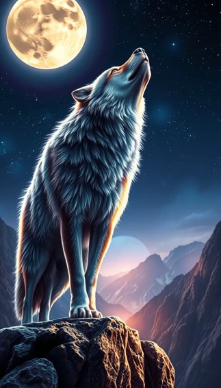Really Cool Wolf Wallpaper