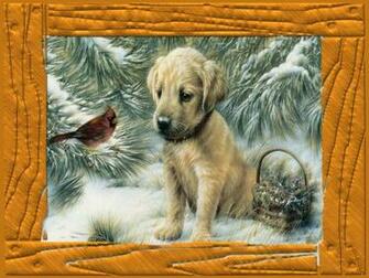 Photo Winter Puppy Wallpaper Album Sherryrequest Fotki