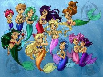 Sailor Moon Chibi Mermaids By Street Angel