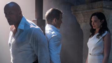 Dwayne Johnson Ryan Reynolds And Gal Gadot HD Wallpaper