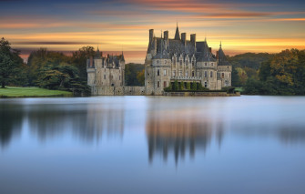 Wallpaper Water Landscape Nature Pond Park Reflection Castle