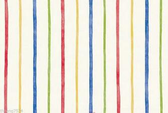 Stripe Chldrens Wallpaper Roll Gu93131 Red Blue Green Yellow
