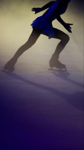Figure Skating Inspirational Phone Wallpaper