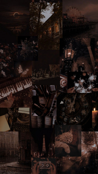 Dark Brown Aesthetic Wallpaper