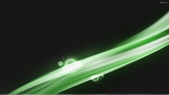 Green Abstract On Black Background Wallpaper