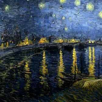 Starry Night Over The Rhone Wallpaper People HD Hi