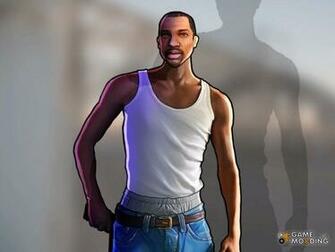 Carl Jonhson Artwork Gta San Andreas Gamer For Life