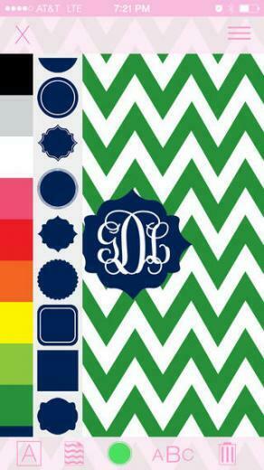 Marley Lilly Monogram Store Wallpaper Creator Ios