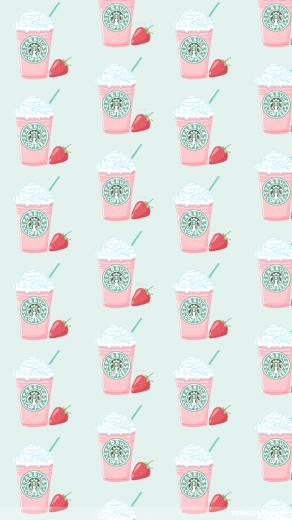 Strawberry Starbucks Android Wallpaper Food