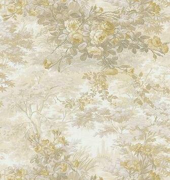 Vintage Scenic Rose Garden Wallpaper