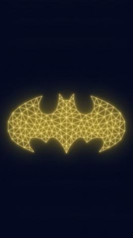 Batman Logo Shining Minimal Art Wallpaper