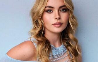 Wallpaper Eyes Look Girl Hairstyle Lilly Van Der Meer Image