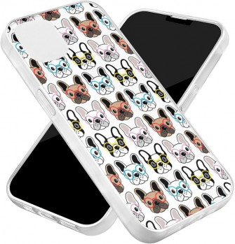 Amazon French Bulldog Glasses Wallpaper Cute Tpu Case