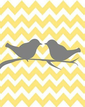 Two Love Birds Chevron
