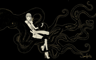 Women Octopus Wallpaper