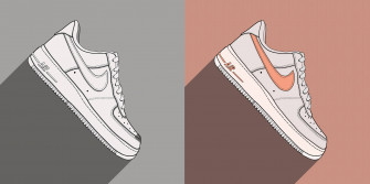 Cartoon Nike Shoes Wallpaper